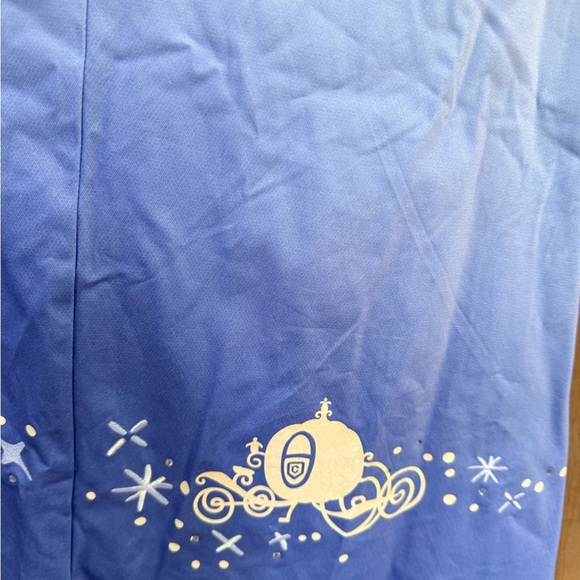 Disney Light Blue and Pink Dress with Sheer Sleeves - Picture 5 of 9